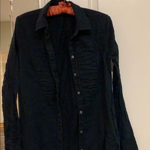Gap tuxedo button down shirt